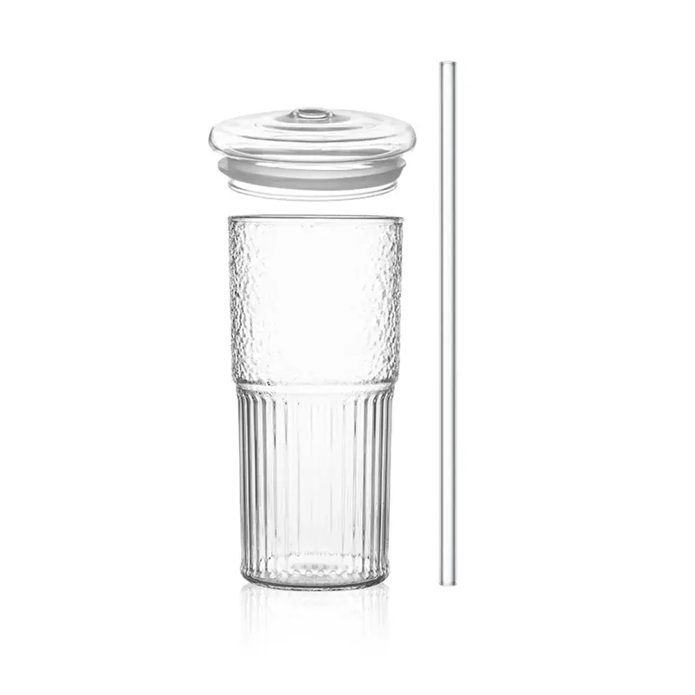 Tomatodo All Glass | Con tapa y cañita - Imagen 2